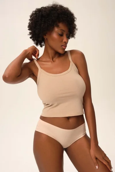 2 PACK kalhotky Parisa - Černo-béžová