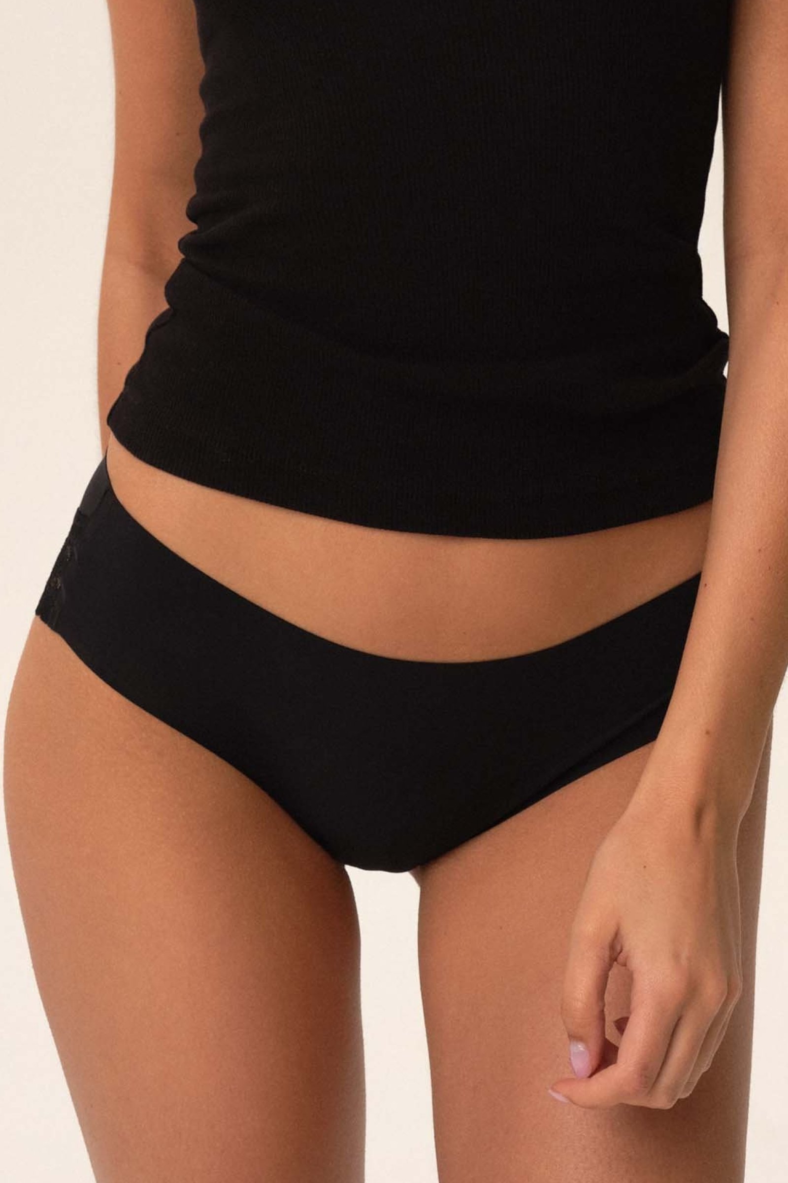 2 PACK kalhotky Esotiq Parisa Černo-béžová S