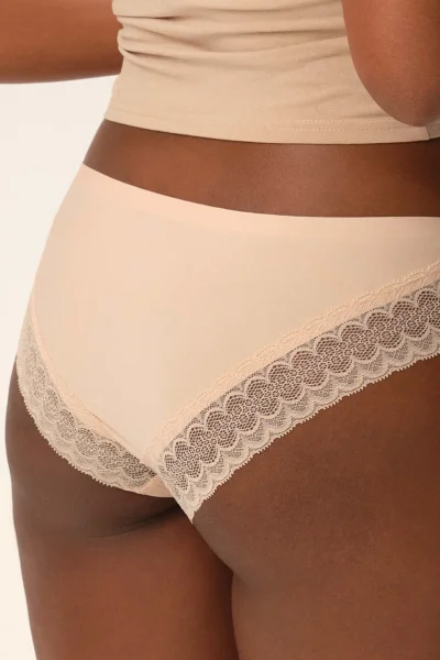 2 PACK kalhotky Parisa - Černo-béžová