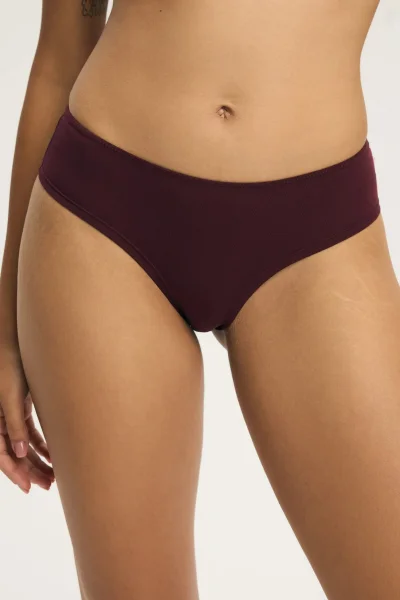 2 PACK kalhotky Pelia - Hnědo-červená (Mahoniová)