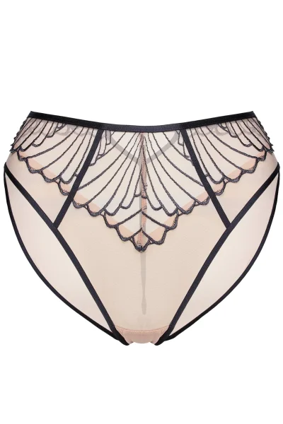 Kalhotky Nugat - vyšší pas - Šedá