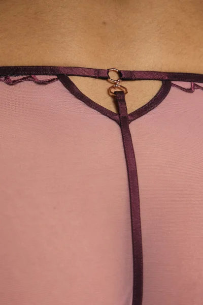 Kalhotky Nugat - vyšší pas - Růžová