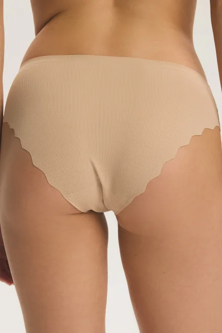 2 PACK kalhotky Pama - Černo-béžová