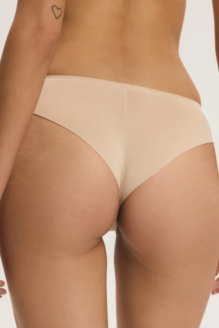 2 PACK kalhotky Pinni - bezešvé - Béžová-ecru