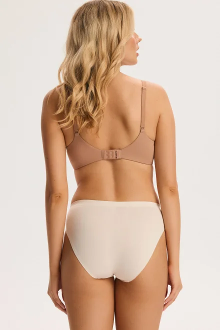 2 PACK kalhotky Pretty - Ecru-Hnědá
