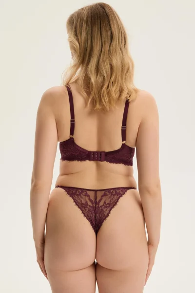 Tanga Cloe - Hnědo-červená (Mahoniová)