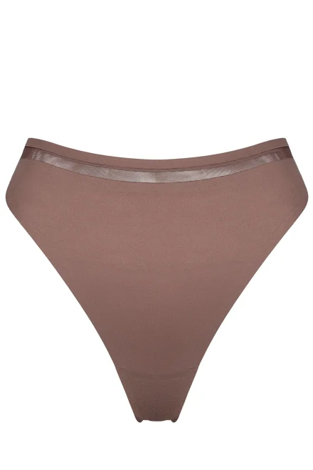 Tanga Basic - Tmavě hnědá