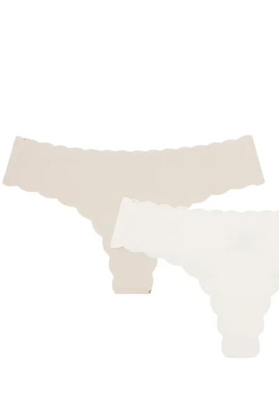 2 PACK tanga Panya - Béžová-ecru