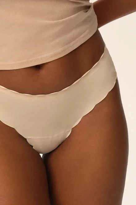 2 PACK tanga Panya - Černo-béžová