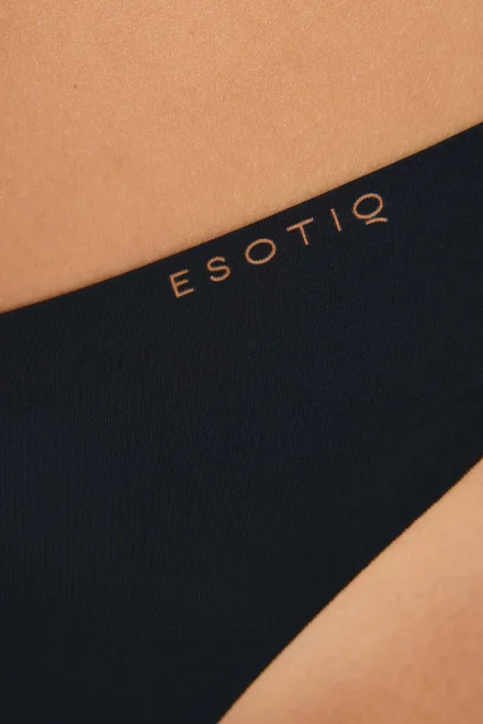2 PACK tanga Pearls - Fialovo-černá