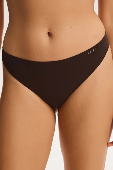 2 PACK tanga Persea - Ecru-Hnědá