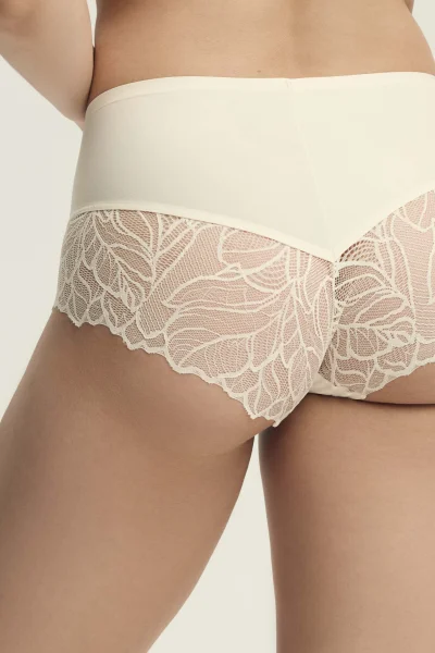 2 PACK kalhotky Pansy - Černá-ecru