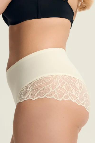 2 PACK kalhotky Pansy - Černá-ecru