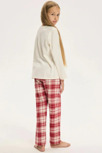 Dětské pyžamo Chrismis - Krémová