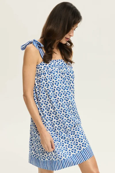 Noční košilka Rekha - Tmavě modrá