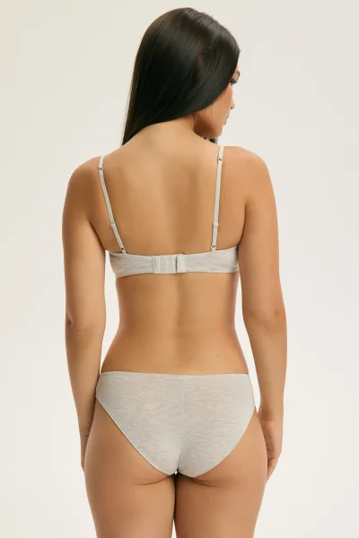 Podprsenkový top Comfie - Světle šedá