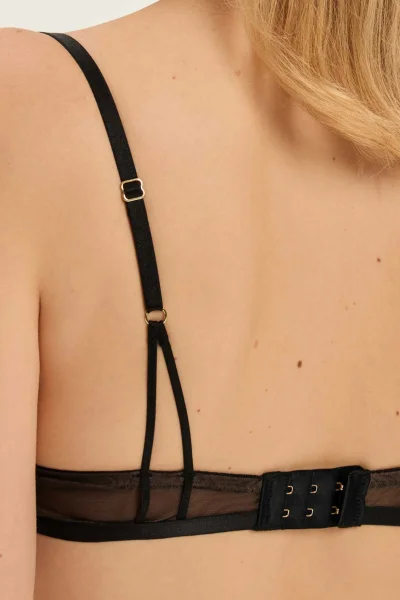 Nevyztužená podprsenka Bluey - Černá