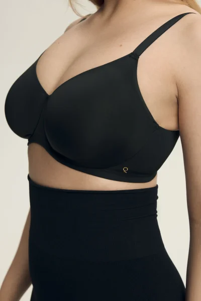 Nevyztužená podprsenka Subtelle - minimizer - Černá