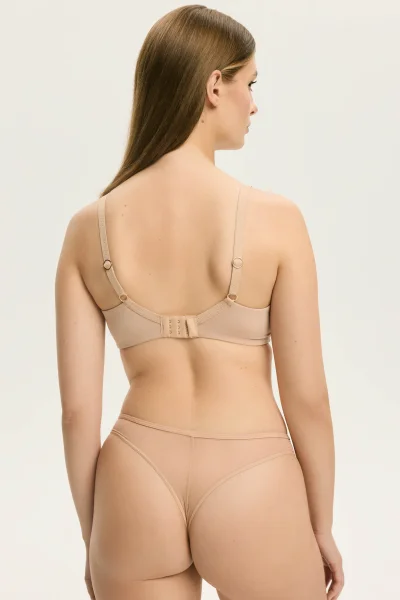Nevyztužená podprsenka Blissy - modal - Béžová