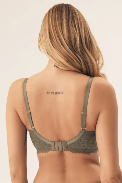 Polovyztužená podprsenka Lynn - Khaki