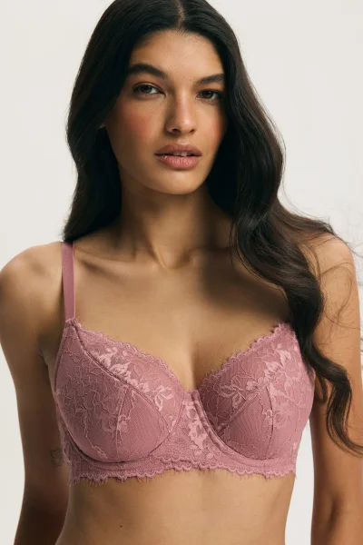 Polovyztužená podprsenka Cloe - Starorůžová
