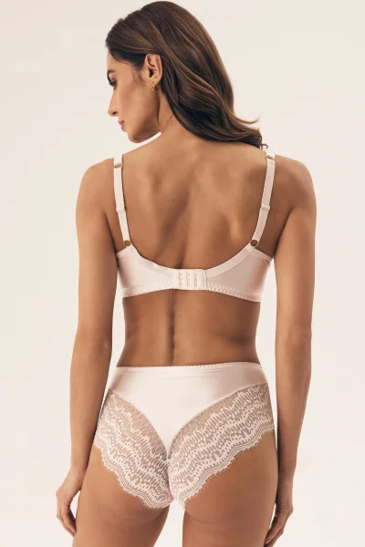 Polovyztužená podprsenka Brillant - Krémová