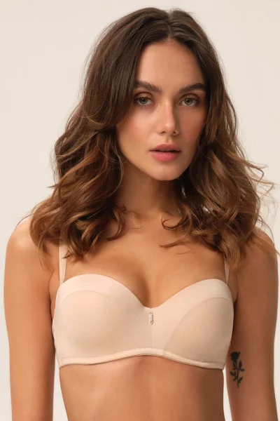 Push-up podprsenka Ondrea - Béžová
