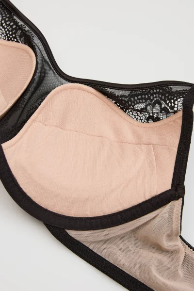 Push-up podprsenka Crown - Černá