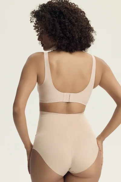Push-up podprsenka Sleeky - bezešvá - Béžová