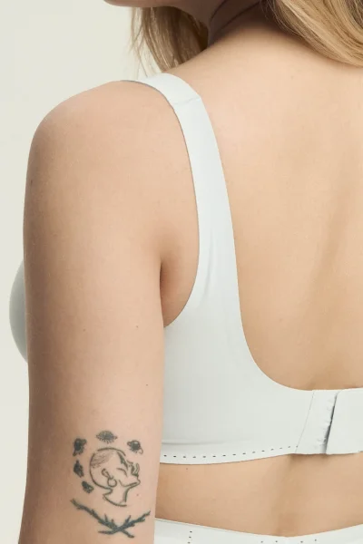 Push-up podprsenka Sleeky - bezešvá - Světle modrá