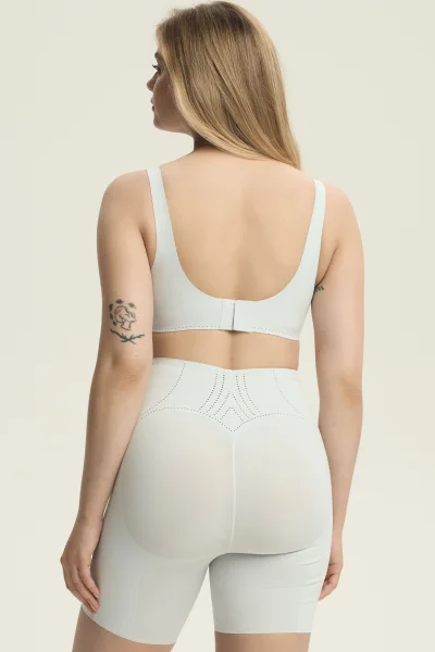 Push-up podprsenka Sleeky - bezešvá - Světle modrá