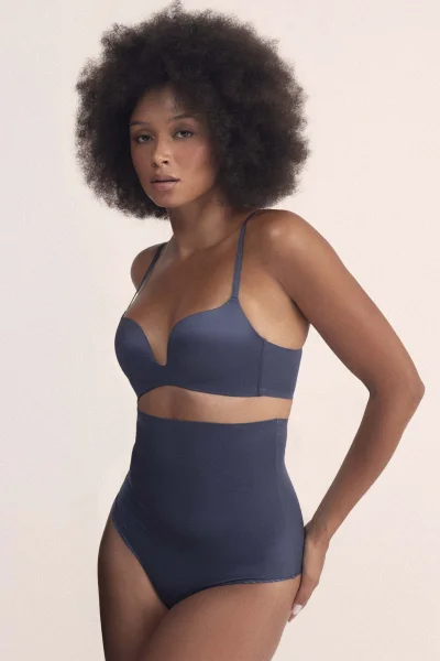 Push-up podprsenka Shapy - Tmavě modrá