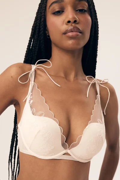 Push-up podprsenka Baby - Krémová