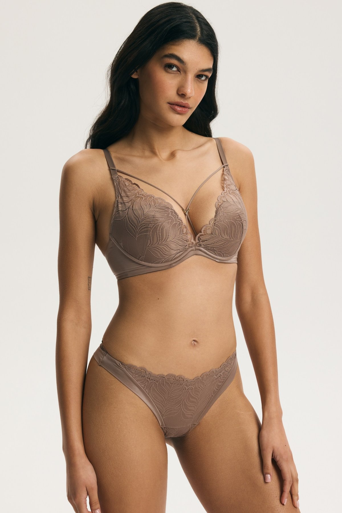 Push-up podprsenka Esotiq Aurora Mocca 65C