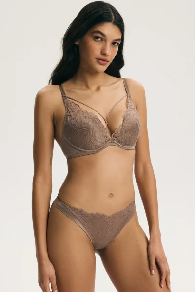 Push-up podprsenka Aurora - Mocca