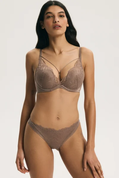 Push-up podprsenka Aurora - Mocca