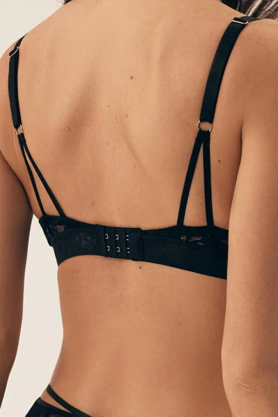 Push-up podprsenka Bisous - Černá