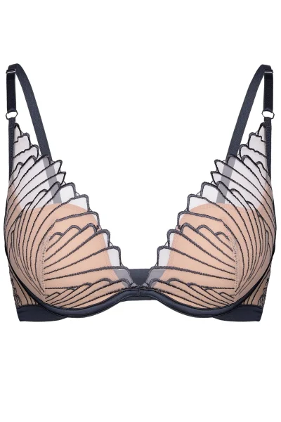 Push-up podprsenka Nugat - Šedá