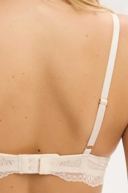 Push-up podprsenka Monique - odnímatelný šperk - Světle růžová