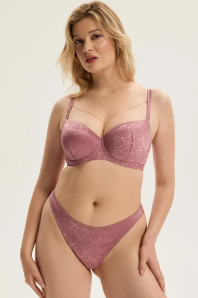 Vyztužená podprsenka Charm - Starorůžová