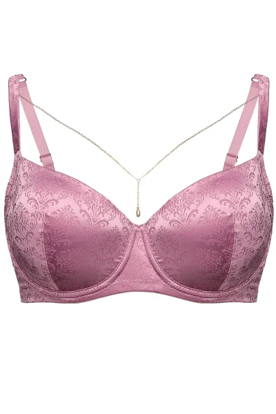 Vyztužená podprsenka Charm - Starorůžová