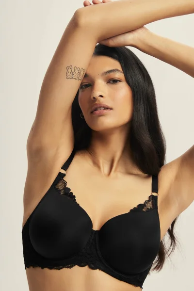 Vyztužená podprsenka Notty - Černá