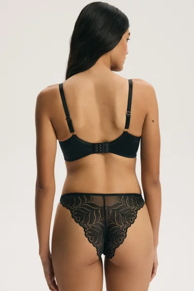 Vyztužená podprsenka Aurora - Černá