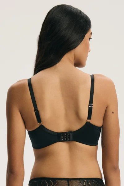 Vyztužená podprsenka Aurora - Černá