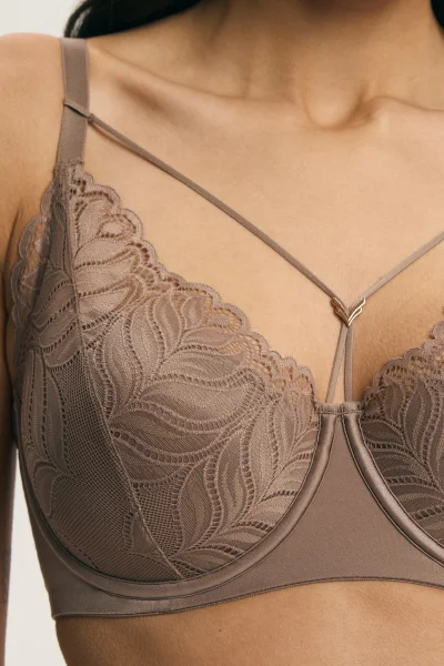 Vyztužená podprsenka Aurora - Mocca