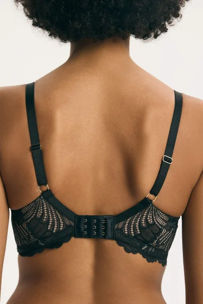 Vyztužená podprsenka Sonia - Černo-béžová