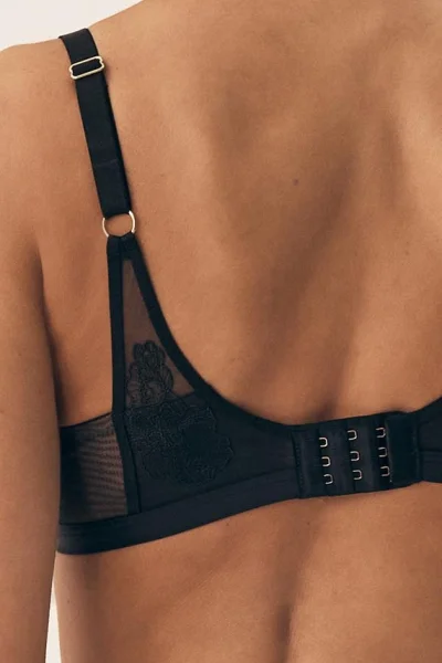 Vyztužená podprsenka Bluey - Černá