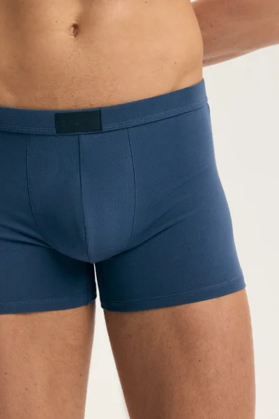 3 PACK boxerky Aspen - bavlna - Světlemodrá-tmavěmodrá