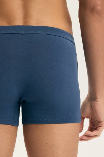3 PACK boxerky Aspen - bavlna - Světlemodrá-tmavěmodrá