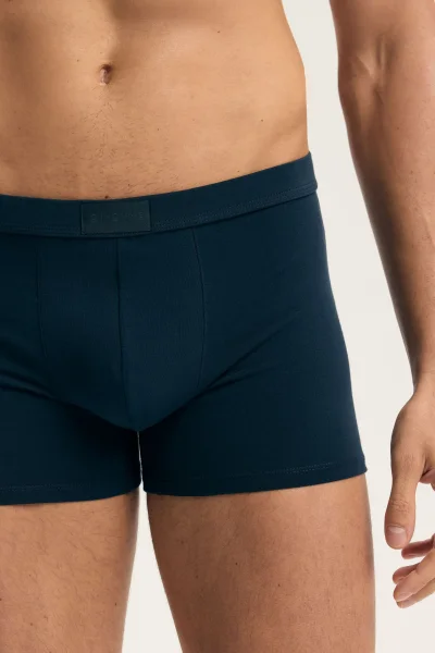 3 PACK boxerky Aspen - bavlna - Světlemodrá-tmavěmodrá
